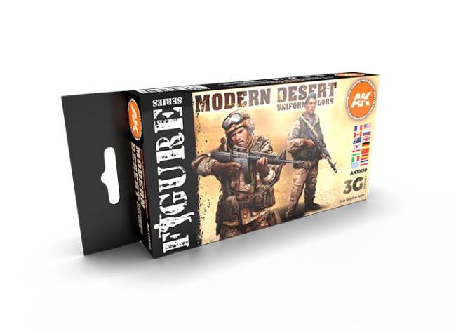 Figure Series Modern Desert Uniforms 3rd Generation Acrylic Paint Set