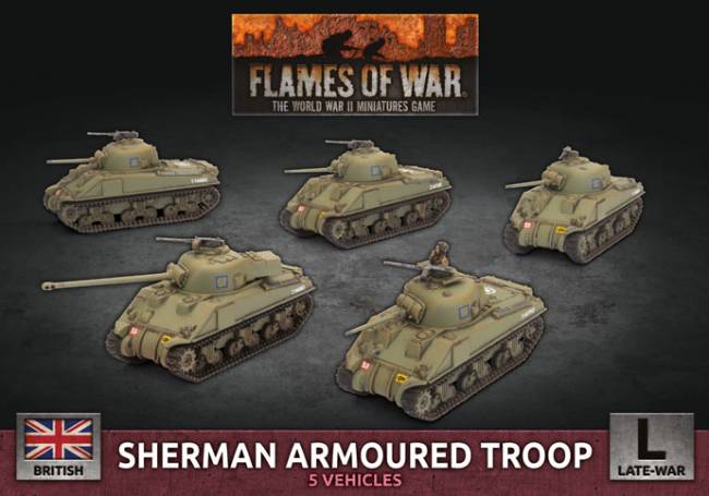 Sherman Armoured Troop