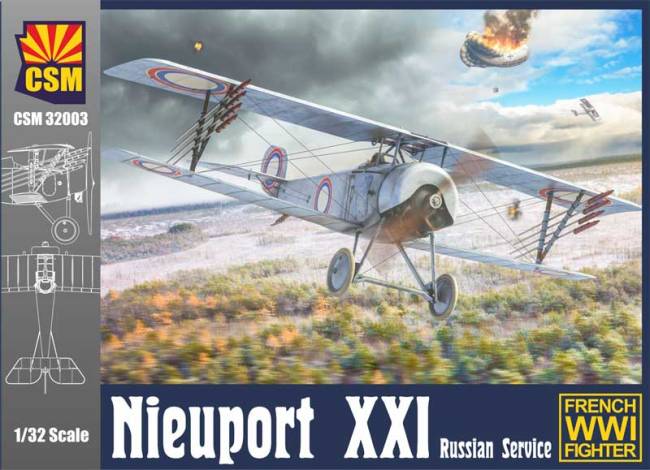 WWI Nieuport XXI in Russian Service