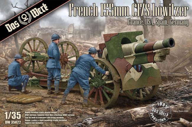 French Schneider 155mm C17S howitzer