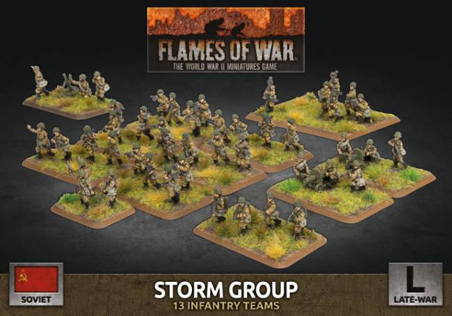 WWII Soviet Storm Group (Plastic)