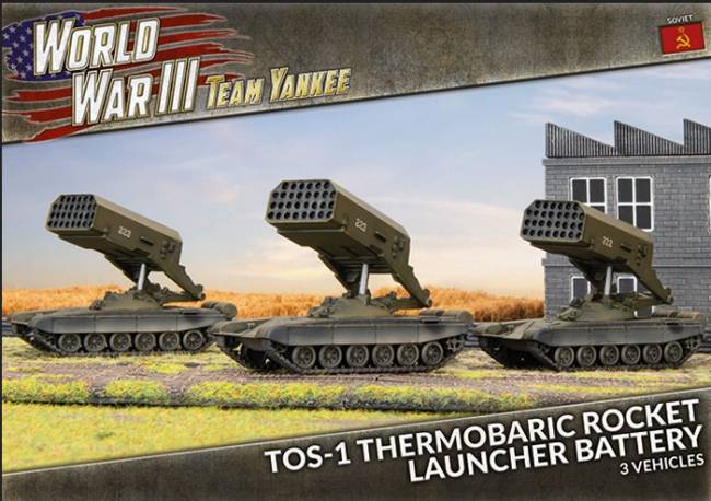 TOS-1 Thermobaric Rocket Launcher Battery