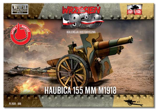 First to Fight WWII 155mm M1918 Howitzer