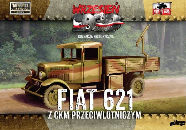 First to Fight WWII Polish Fiat 621 Truck with AA Machine Gun