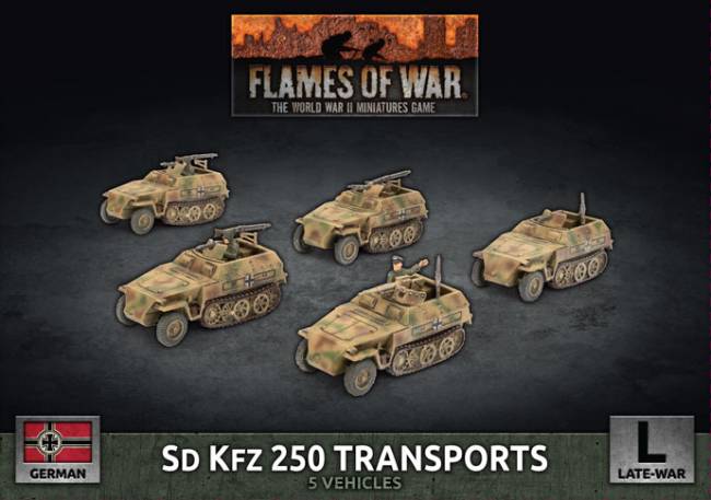 Sd Kfz 250 Transports (Plastic)