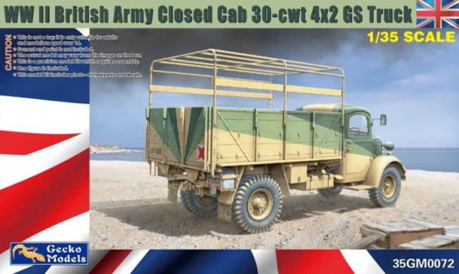 WWII British Army Closed Cab 30cwt 4x2 GS Truck