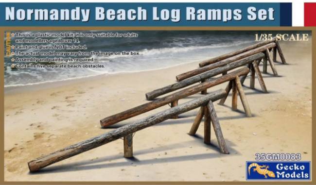 Normandy Beach Log Ramps Set