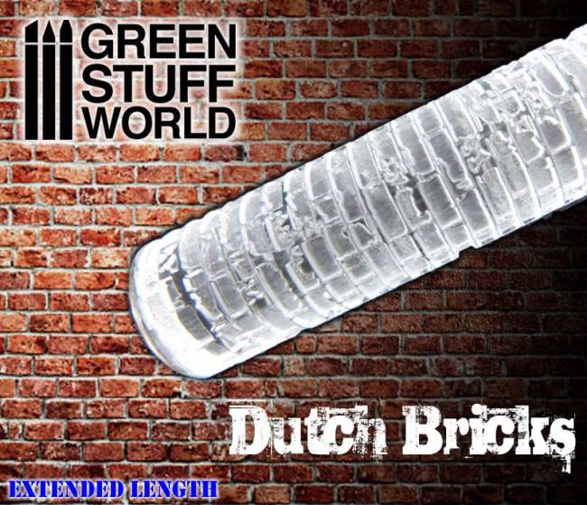 Rolling Pin - Dutch Bricks