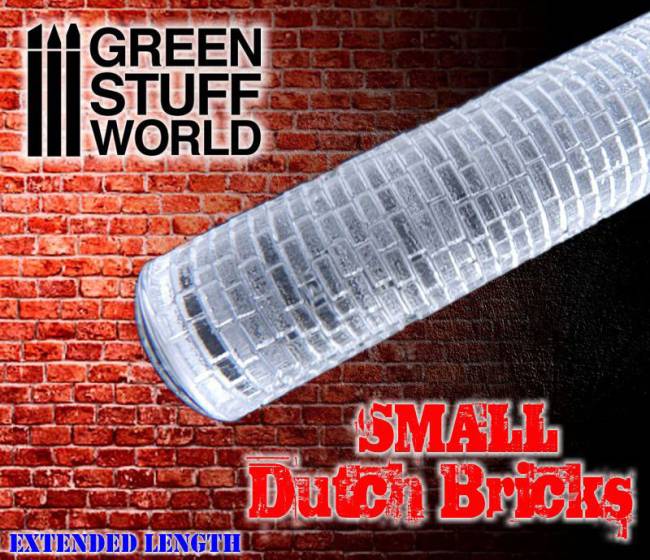 Rolling Pin - Small Dutch Bricks