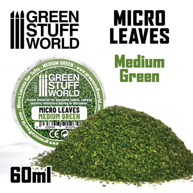 Micro Leaves - Medium Green Mix