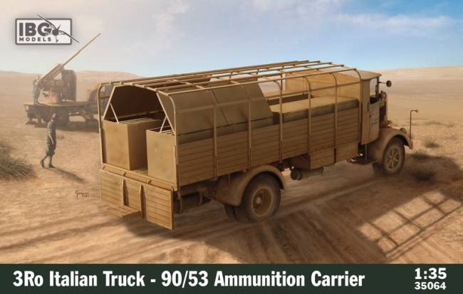 3Ro Italian Truck - 90/53 Ammunition Carrier