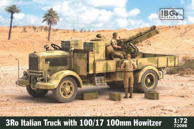 3Ro Italian Truck with 100/17 100mm Howitzer