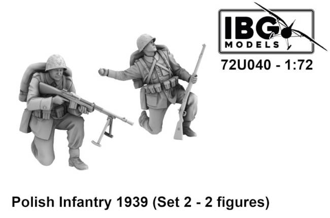 Polish Infantry 1939 Set 2 (3D-Printed - 2 figures)