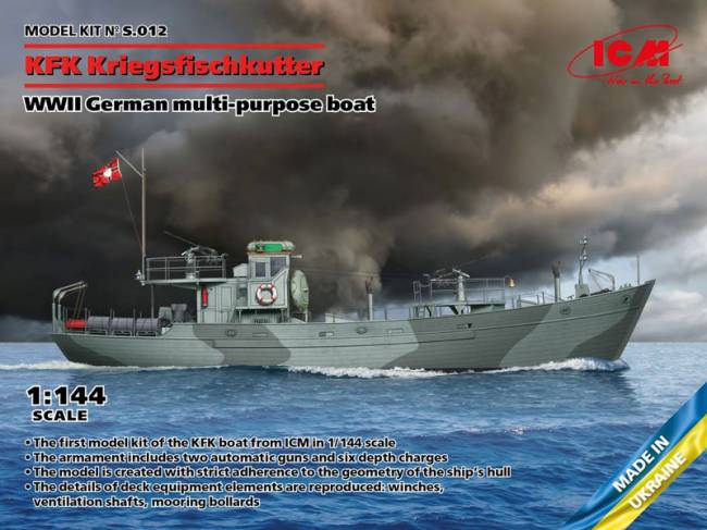 WWII German KFK Kriegsfischkutter Multi-Purpose Boat