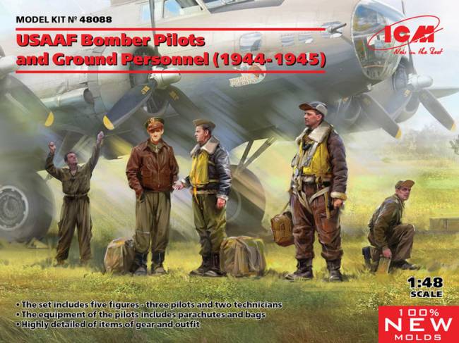 USAAF Bomber Pilots and Ground Personnel (1944-1945)