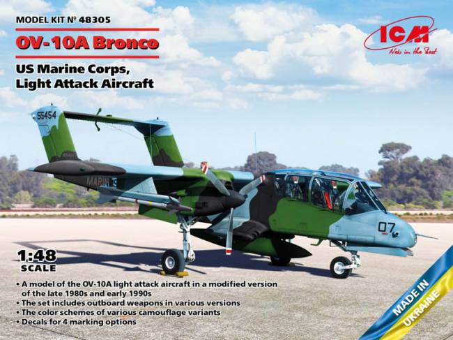 US Marine Corps OV10A Bronco Light Attack Aircraft