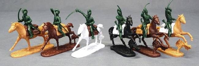 American Revolution Cavalry in Green