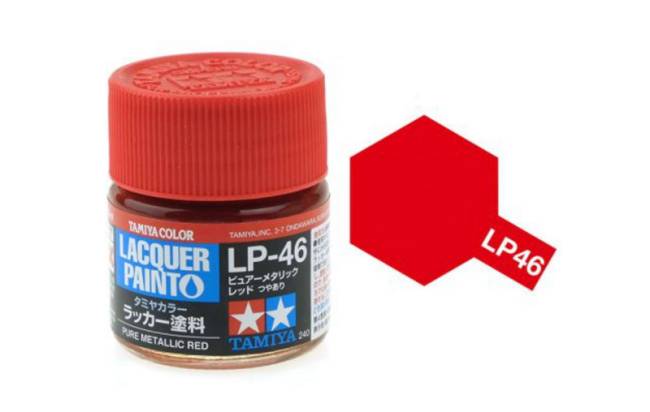 Tamiya - Racing Red Mini Lacquer - 82146