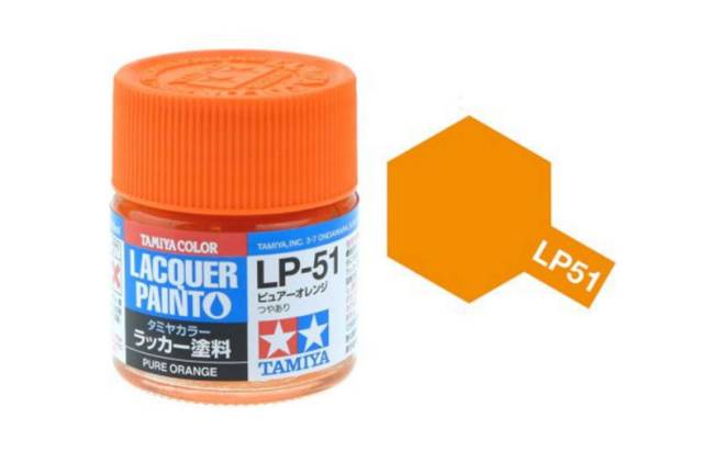 Tamiya - Pure Orange Mini Lacquer - 82151