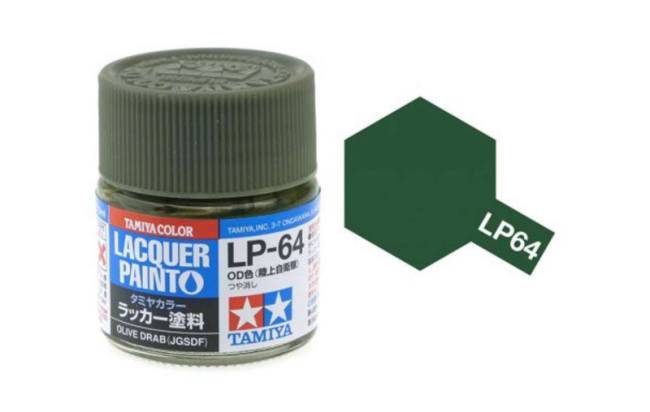 Tamiya - JGSDF Olive Drab Mini Lacquer - 82164