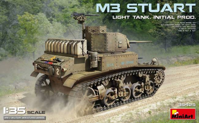 M3 Stuart Light Tank Initial Prod.