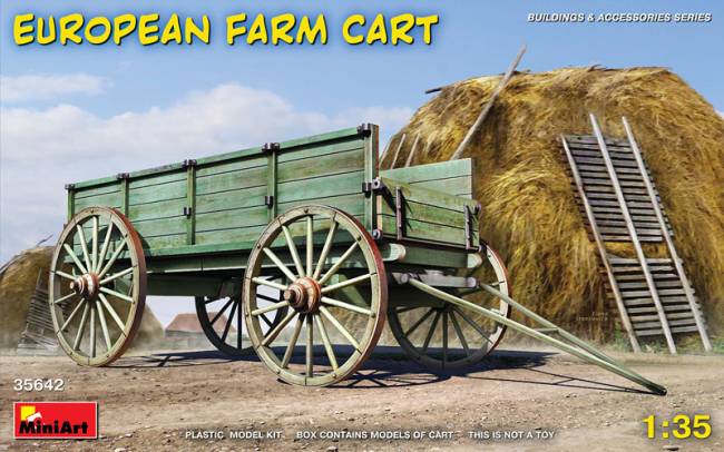 Miniart European Farm Cart