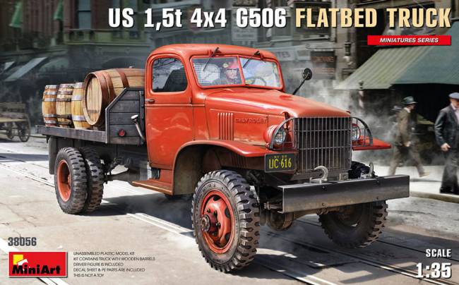 US 1.5t 4x4 G506 Flatbed Truck