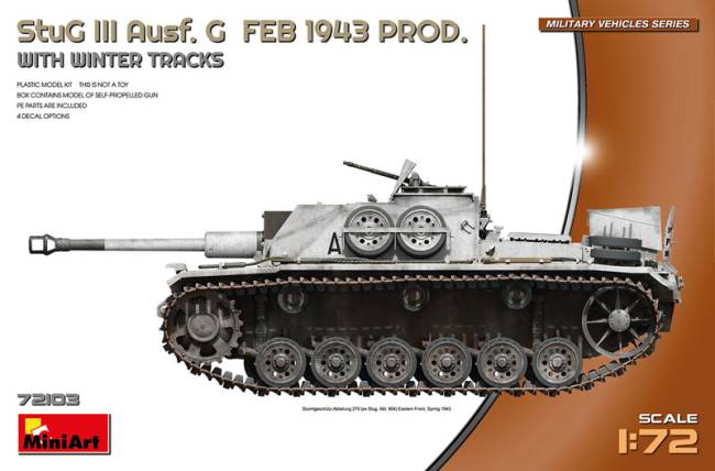 Miniart StuG III Ausf. G February 1943 Production With Winter Tracks