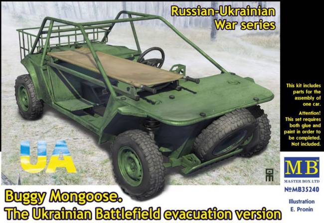 Master Box Russian-Ukrainian War: Buggy Mongoose Battlefield Vehicle Evacuation Version