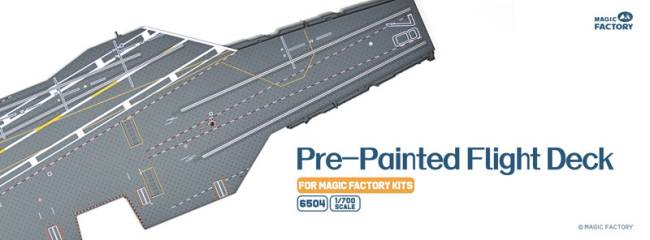 Magic Factory USS Gerald Ford CVN-78 Pre-Painted Flight Deck