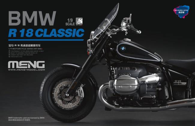 Meng BMW R18 Classic Motorcycle Pre-Colored Edition