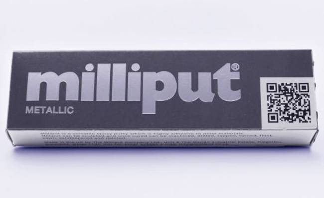 Milliput Metallic Silver 2-Part Self Hardening Putty