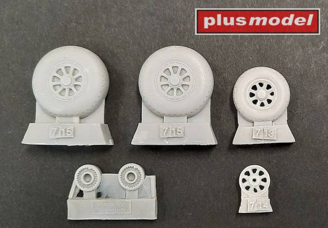 A-26C Invader Wheels Smooth Pattern