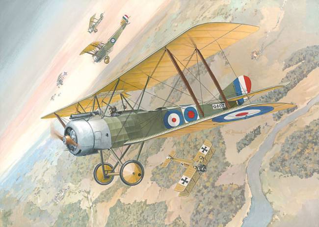 WWI Sopwith 1-1/2 Strutter British 2-Seater BiPlane Fighter