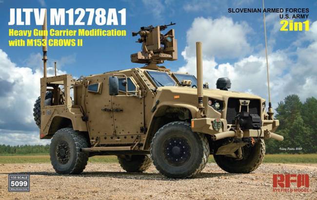 US JLTV M1278A1 Heavy Gun Carrier Modification w/M153 Crows II Gun