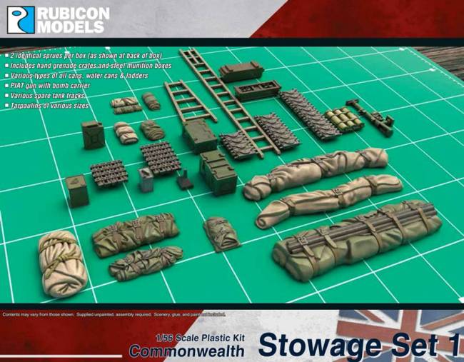 WWII Commonwealth Stowage Set 1