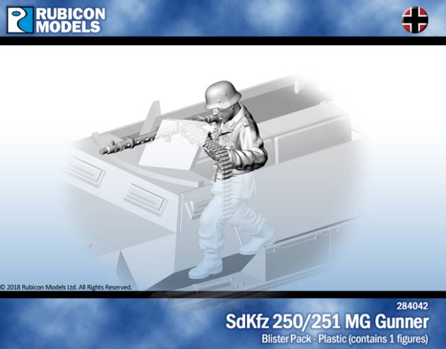 SdKfz 250/251 MG Gunner (PLASTIC)