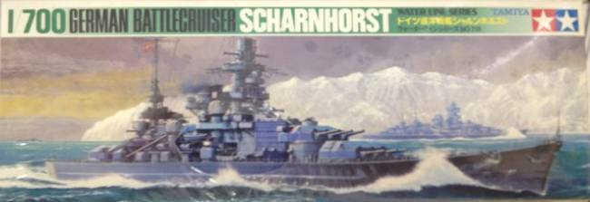 German Scharnhorst Battleship Waterline