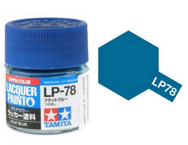 Tamiya - Flat Blue Mini Lacquer Finish