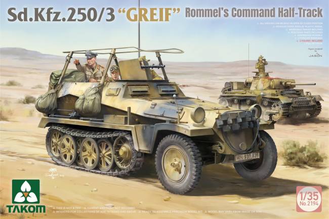 Takom Sd.Kfz.250/3 Greif Rommels Command Half-Track