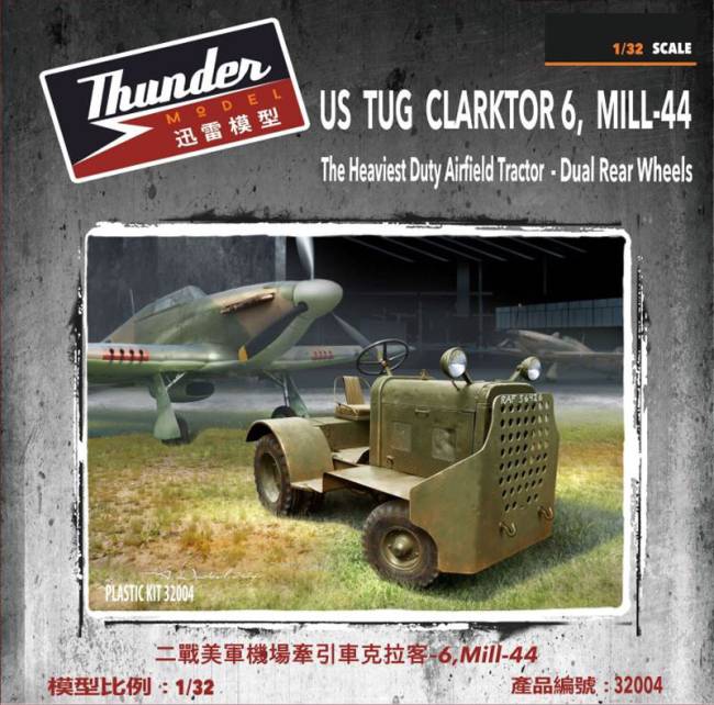 US Tug Clarktor 6 Tug Mill44 Heavy Duty Airfield Tow Tractor