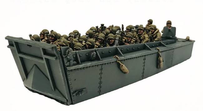 U.S. D-Day Higgins Boat and Inserts