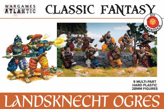 Wargames Atlantic Classic Fantasy: Landsknecht Ogres