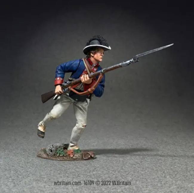 Legion of the United States (Wayne’s Legion) Infantryman Running, 1794, No.1