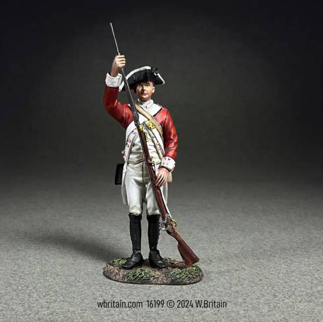 Clash of Empires: British 43rd Regiment of Foot, Ramming Cartridge, 1780