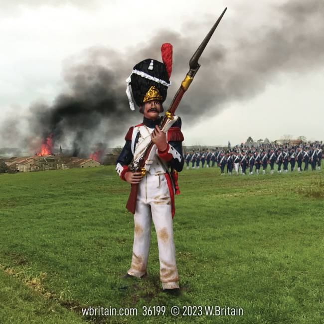 Napoleonic: French Imperial Guard Standing Defending No.2