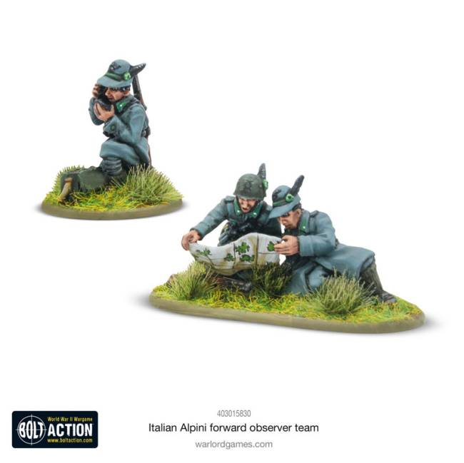 Warlord Games Bolt Action Italian Alpini Forward Observer Team