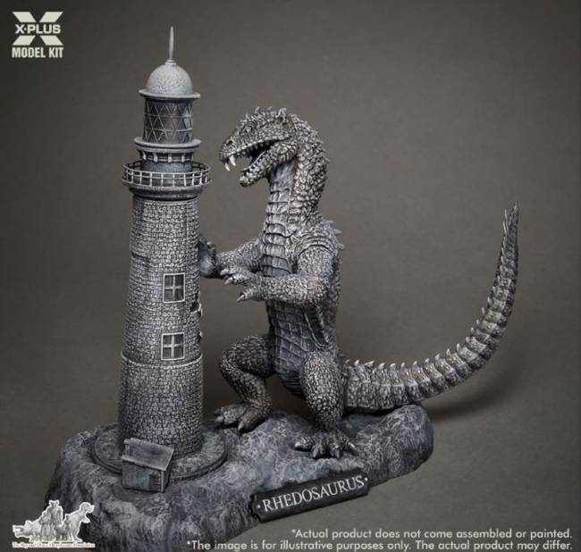 Ray Harryhausens Rhedosaurus Dinosaur w/Lighthouse & Detailed Base