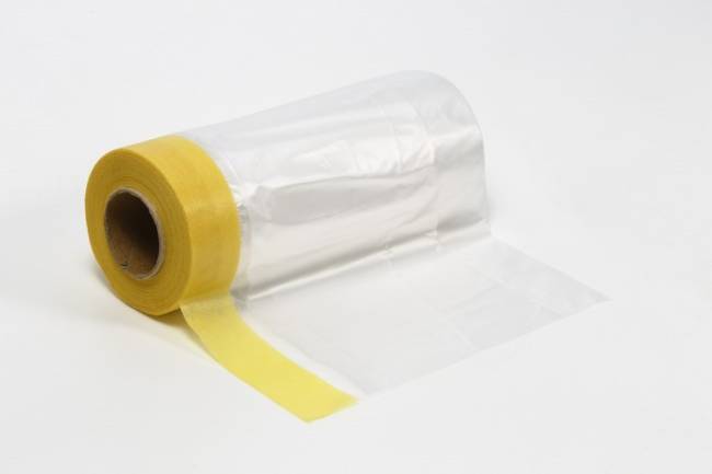 550mm Masking Tape w/Plastic Sheeting