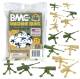 Classic MPC MACHINE GUNS - 16 Tan & Green Army Men Accessories